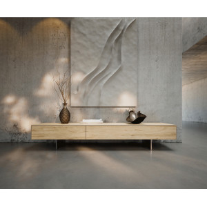 NATIVO prémium kerámia TV-szekrény - 150/200cm DELIFE