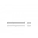 NATIVO prémium kerámia  fali TV-szekrény - 150/200cm