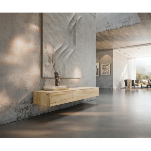 NATIVO prémium kerámia  fali TV-szekrény - 150/200cm DELIFE