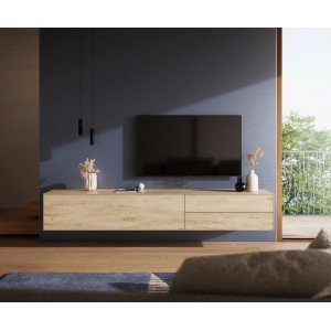 NATIVO prémium kerámia fali TV-szekrény - 180/220cm DELIFE