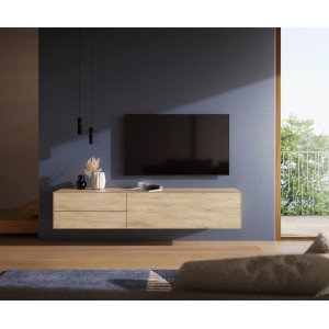 NATIVO prémium kerámia fali TV-szekrény - 180/220cm DELIFE