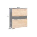 GRAND ACACIA modern szekrény - 100cm