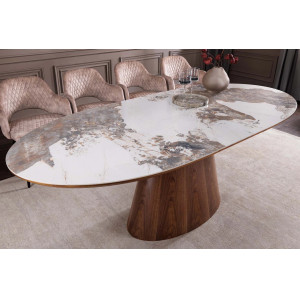 UNIQUE PLUS modern bővíthető étkezőasztal - 160-200cm INVICTA