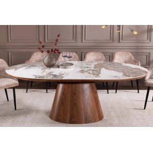 UNIQUE PLUS modern bővíthető étkezőasztal - 160-200cm INVICTA