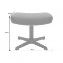 VIANNA design fotel - fekete