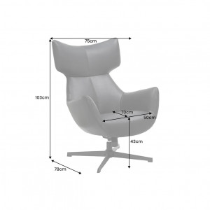 VIANNA design fotel - barna