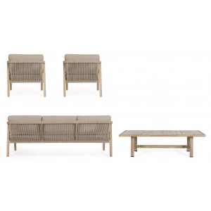 BRISA prémium kültéri szett - beige