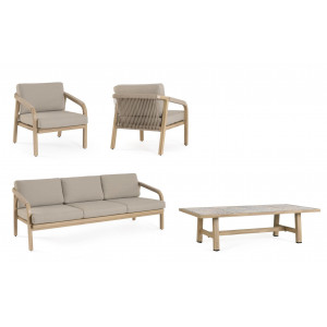 BRISA prémium kültéri szett - beige