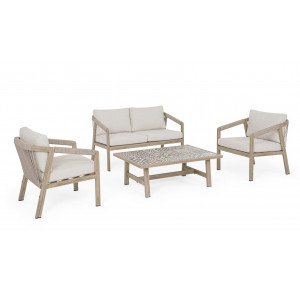 BRISA-II prémium kültéri szett - light beige BIZZOTTO