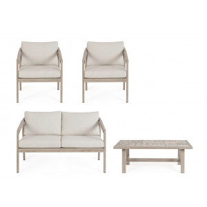BRISA-II prémium kültéri szett - light beige BIZZOTTO