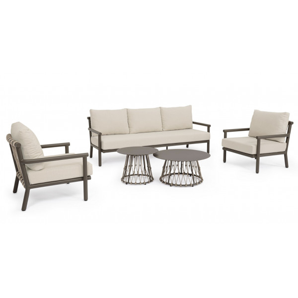 ZENITH prémium kültéri szett - beige/barna