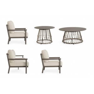 ZENITH prémium kültéri szett - beige/barna