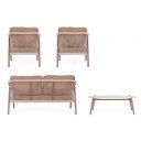 SOFTLINE prémium kültéri szett - terrakotta