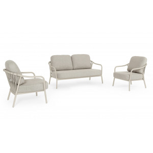 BREEZE prémium kültéri szett - szürke BIZZOTTO