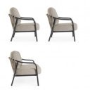 BREEZE prémium kültéri szett - szürke/fekete