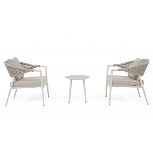 RAVELLO prémium kültéri fotel szett - beige BIZZOTTO