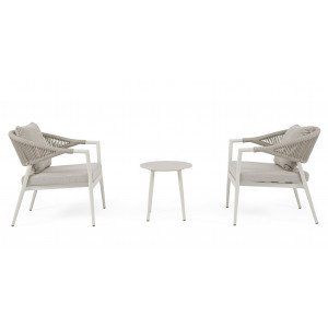 RAVELLO prémium kültéri fotel szett - beige BIZZOTTO