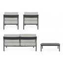 SOLEA prémium kültéri szett - szürke/antracit