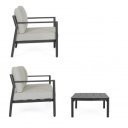 SOLEA prémium kültéri szett - szürke/antracit