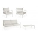 SOLEA prémium kültéri szett - beige/fehér