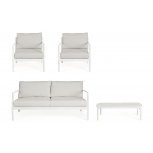 SOLEA prémium kültéri szett - beige/fehér