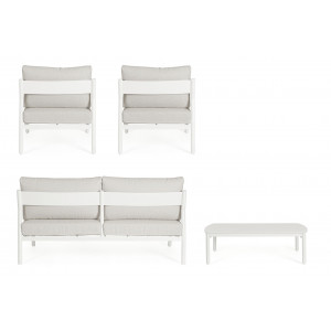 SOLEA prémium kültéri szett - beige/fehér