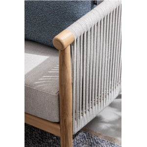 IMPERIA prémium teakfa kültéri szett - beige