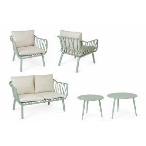 DAYBREAK kültéri szett - beige/zöld