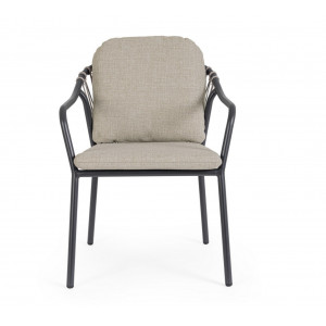 NEXA exkluzív kültéri szék - beige/antracit