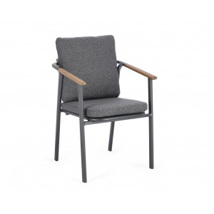 PATIO exkluzív kültéri szék - szürke BIZZOTTO