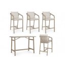 BRISA prémium kültéri étkező szett  - light beige