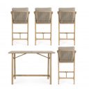 BRISA prémium kültéri étkező szett  - beige