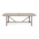 BRISA prémium kültéri bővíthető étkezőasztal - 212-285cm - light beige