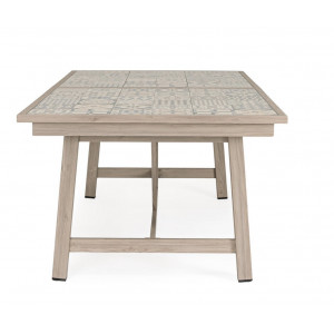 BRISA prémium kültéri bővíthető étkezőasztal - 212-285cm - light beige