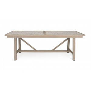 BRISA prémium kültéri bővíthető étkezőasztal - 212-285cm - light beige