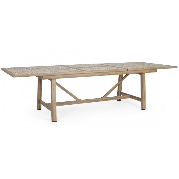 BRISA prémium kültéri bővíthető étkezőasztal - 212-285cm - beige