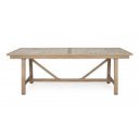 BRISA prémium kültéri bővíthető étkezőasztal - 212-285cm - beige