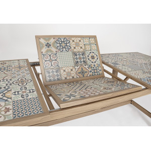 BRISA prémium kültéri bővíthető étkezőasztal - 212-285cm - beige