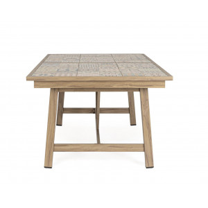 BRISA prémium kültéri bővíthető étkezőasztal - 212-285cm - beige