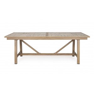 BRISA prémium kültéri bővíthető étkezőasztal - 212-285cm - beige Étkezőasztalok