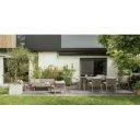 BRISA prémium kültéri étkezőasztal - 206cm - beige