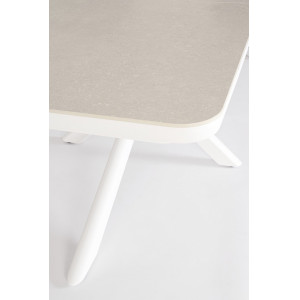 PASCAL prémium bővíthető kültéri étkezőasztal - 200-260cm -fehér