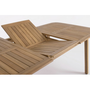 PURE tömör akác étkezőasztal - 120-200cm