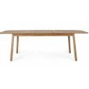 PURE kültéri akác bővíthető étkezőasztal -180-240cm