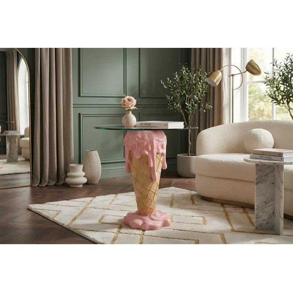 ICE CREAM modern dohányzóasztal - 48cm