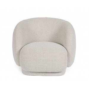 LIGNO design forgó fotel - beige BIZZOTTO