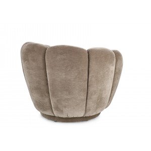 TULPE design fotel - taupe BIZZOTTO