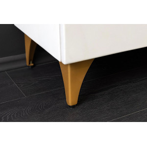 GOLDEN SUNSET design mangófa TV-szekrény - 180cm - fehér