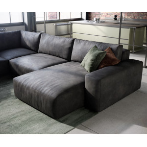 URBANO modern ülőgarnitúra - antracit - 300cm