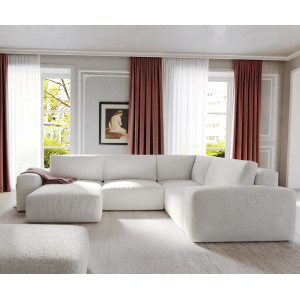 URBANO modern ülőgarnitúra - krémfehér - 300cm